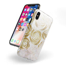 Karamfila Watercolor & Gold V14 - iPhone X Swappable Hybrid Case