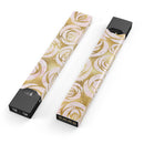 Karamfila Watercolor & Gold V1 - Premium Decal Protective Skin-Wrap Sticker compatible with the Juul Labs vaping device