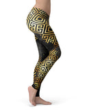 Karamfila Watercolor & Gold V2 - All Over Print Womens Leggings / Yoga or Workout Pants