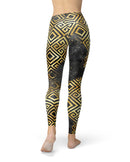 Karamfila Watercolor & Gold V2 - All Over Print Womens Leggings / Yoga or Workout Pants