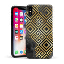 Karamfila Watercolor & Gold V2 - iPhone X Swappable Hybrid Case