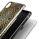 Karamfila Watercolor & Gold V2 - iPhone X Swappable Hybrid Case