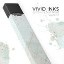 Karamfila Watercolor & Gold V3 - Premium Decal Protective Skin-Wrap Sticker compatible with the Juul Labs vaping device