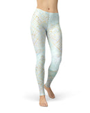 Karamfila Watercolor & Gold V3 - All Over Print Womens Leggings / Yoga or Workout Pants