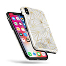 Karamfila Watercolor & Gold V4 - iPhone X Swappable Hybrid Case