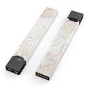 Karamfila Watercolor & Gold V5 - Premium Decal Protective Skin-Wrap Sticker compatible with the Juul Labs vaping device