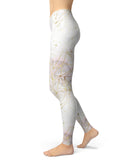 Karamfila Watercolor & Gold V5 - All Over Print Womens Leggings / Yoga or Workout Pants