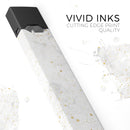 Karamfila Watercolor & Gold V6 - Premium Decal Protective Skin-Wrap Sticker compatible with the Juul Labs vaping device