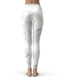 Karamfila Watercolor & Gold V6 - All Over Print Womens Leggings / Yoga or Workout Pants