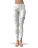 Karamfila Watercolor & Gold V6 - All Over Print Womens Leggings / Yoga or Workout Pants