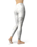 Karamfila Watercolor & Gold V6 - All Over Print Womens Leggings / Yoga or Workout Pants