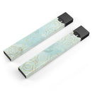 Karamfila Watercolor & Gold V7 - Premium Decal Protective Skin-Wrap Sticker compatible with the Juul Labs vaping device