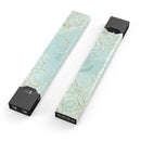 Karamfila Watercolor & Gold V7 - Premium Decal Protective Skin-Wrap Sticker compatible with the Juul Labs vaping device