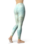 Karamfila Watercolor & Gold V7 - All Over Print Womens Leggings / Yoga or Workout Pants