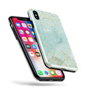 Karamfila Watercolor & Gold V7 - iPhone X Swappable Hybrid Case