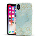Karamfila Watercolor & Gold V7 - iPhone X Swappable Hybrid Case