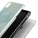 Karamfila Watercolor & Gold V7 - iPhone X Swappable Hybrid Case