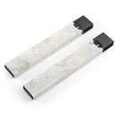 Karamfila Watercolor & Gold V8 - Premium Decal Protective Skin-Wrap Sticker compatible with the Juul Labs vaping device