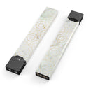 Karamfila Watercolor & Gold V8 - Premium Decal Protective Skin-Wrap Sticker compatible with the Juul Labs vaping device