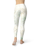 Karamfila Watercolor & Gold V8 - All Over Print Womens Leggings / Yoga or Workout Pants