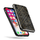 Karamfila Watercolor & Gold V9 - iPhone X Swappable Hybrid Case