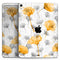 Karamfila Yellow & Gray Floral V11 - Full Body Skin Decal for the Apple iPad Pro 12.9", 11", 10.5", 9.7", Air or Mini (All Models Available)