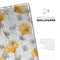 Karamfila Yellow & Gray Floral V11 - Full Body Skin Decal for the Apple iPad Pro 12.9", 11", 10.5", 9.7", Air or Mini (All Models Available)