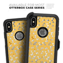 Karamfila Yellow & Gray Floral V12 - Skin Kit for the iPhone OtterBox Cases