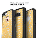 Karamfila Yellow & Gray Floral V12 - Skin Kit for the iPhone OtterBox Cases