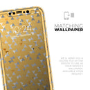 Karamfila Yellow & Gray Floral V12  - Protective Skin Wrap & Decal – Compatible with iPhone SE to iPhone 17 Pro Max (All Models)