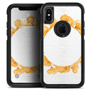 Karamfila Yellow & Gray Floral V13 - Skin Kit for the iPhone OtterBox Cases