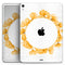 Karamfila Yellow & Gray Floral V13 - Full Body Skin Decal for the Apple iPad Pro 12.9", 11", 10.5", 9.7", Air or Mini (All Models Available)