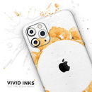 Karamfila Yellow & Gray Floral V13  - Protective Skin Wrap & Decal – Compatible with iPhone SE to iPhone 17 Pro Max (All Models)