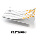 Karamfila Yellow & Gray Floral V16 - Premium Protective Decal Skin-Kit for the Apple Credit Card