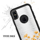 Karamfila Yellow & Gray Floral V16 - Skin Kit for the iPhone OtterBox Cases