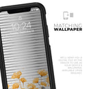Karamfila Yellow & Gray Floral V16 - Skin Kit for the iPhone OtterBox Cases