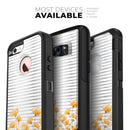 Karamfila Yellow & Gray Floral V16 - Skin Kit for the iPhone OtterBox Cases