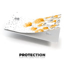 Karamfila Yellow & Gray Floral V1 - Premium Protective Decal Skin-Kit for the Apple Credit Card