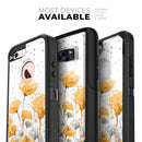 Karamfila Yellow & Gray Floral V1 - Skin Kit for the iPhone OtterBox Cases