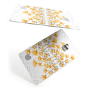 Karamfila Yellow & Gray Floral V2 - Premium Protective Decal Skin-Kit for the Apple Credit Card