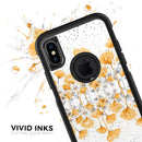 Karamfila Yellow & Gray Floral V2 - Skin Kit for the iPhone OtterBox Cases