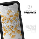 Karamfila Yellow & Gray Floral V2 - Skin Kit for the iPhone OtterBox Cases