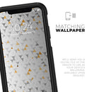 Karamfila Yellow & Gray Floral V3 - Skin Kit for the iPhone OtterBox Cases