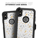 Karamfila Yellow & Gray Floral V3 - Skin Kit for the iPhone OtterBox Cases