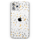 Karamfila Yellow & Gray Floral V3  - Protective Skin Wrap & Decal – Compatible with iPhone SE to iPhone 17 Pro Max (All Models)