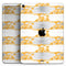 Karamfila Yellow & Gray Floral V4 - Full Body Skin Decal for the Apple iPad Pro 12.9", 11", 10.5", 9.7", Air or Mini (All Models Available)