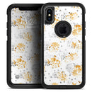 Karamfila Yellow & Gray Floral V5 - Skin Kit for the iPhone OtterBox Cases
