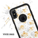 Karamfila Yellow & Gray Floral V5 - Skin Kit for the iPhone OtterBox Cases