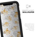 Karamfila Yellow & Gray Floral V5 - Skin Kit for the iPhone OtterBox Cases