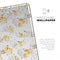 Karamfila Yellow & Gray Floral V5 - Full Body Skin Decal for the Apple iPad Pro 12.9", 11", 10.5", 9.7", Air or Mini (All Models Available)